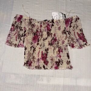 Floral Ruffled Skirt